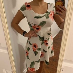 Small white floral dress